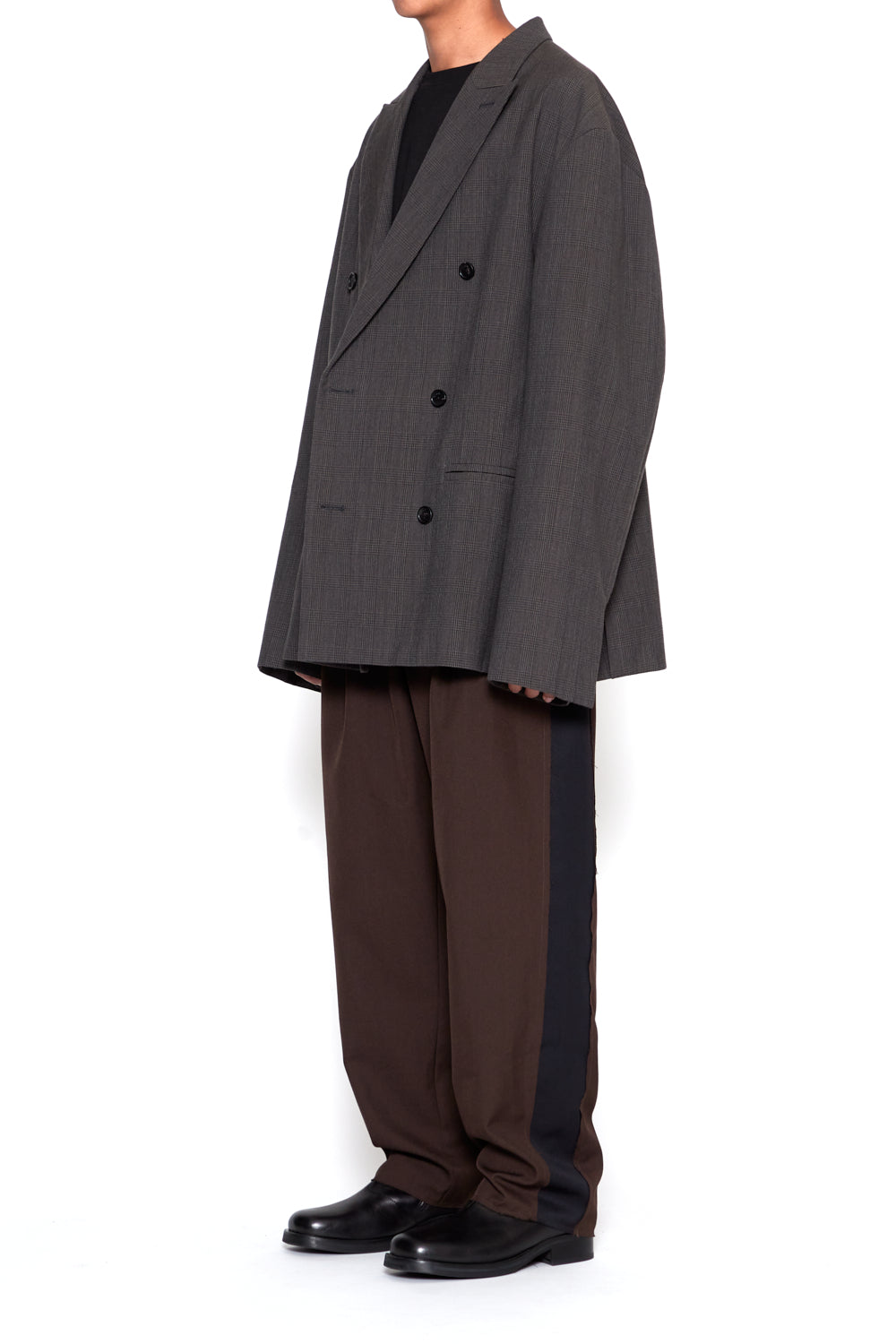 Load image into Gallery viewer, BROWN CHAMBER SIDE PANEL PANTS