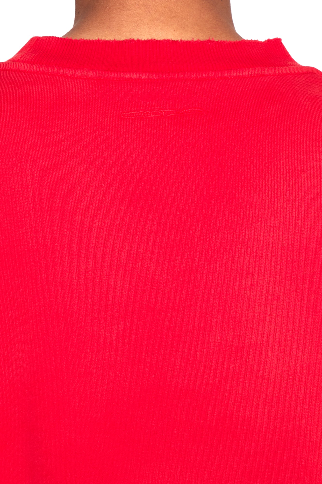 Load image into Gallery viewer, RED WASHED DISTRESSED AGING SWEATSHIRT