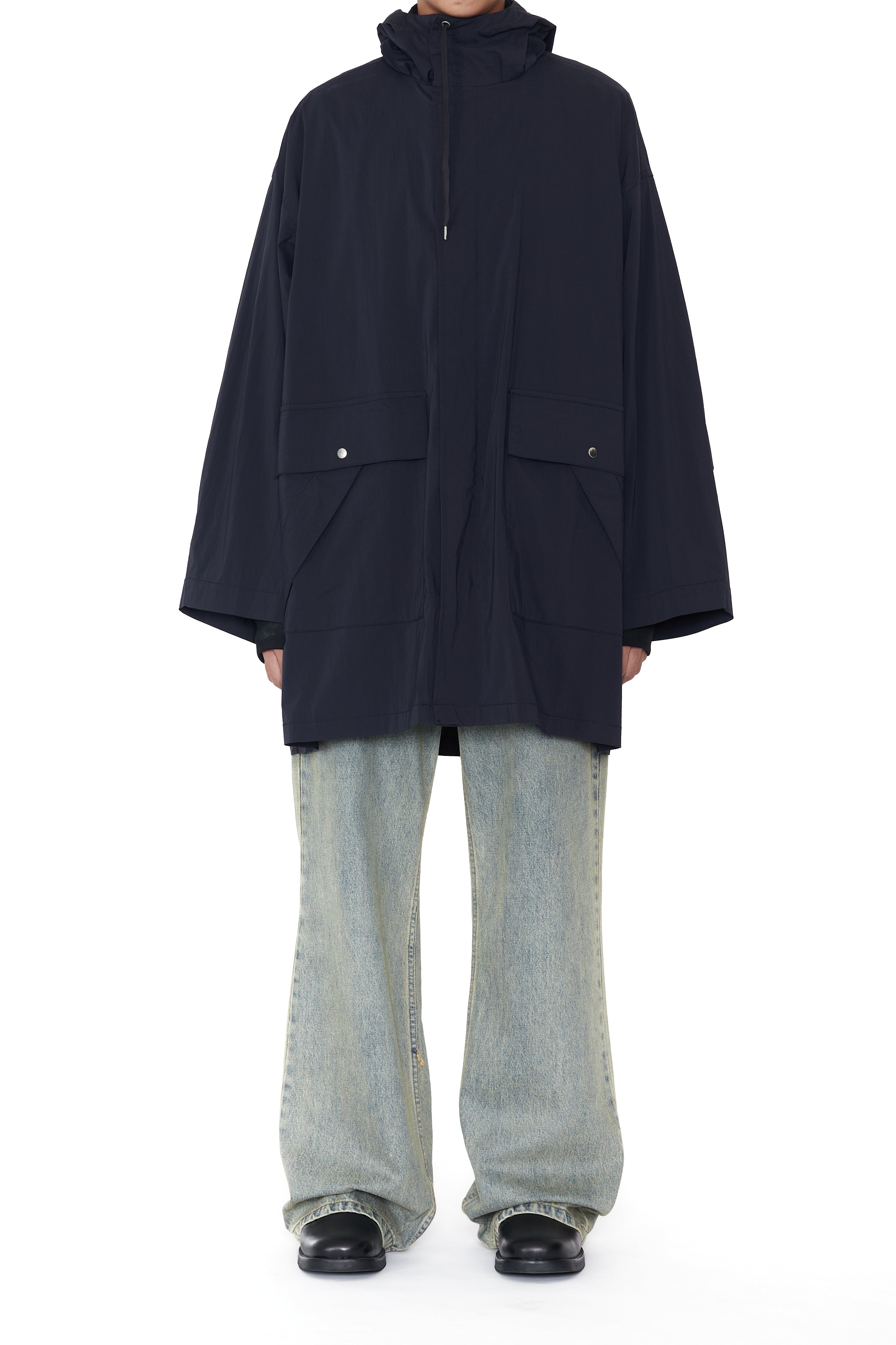 Load image into Gallery viewer, NAVY DRY WEATHER NYLON M-51 PARKA