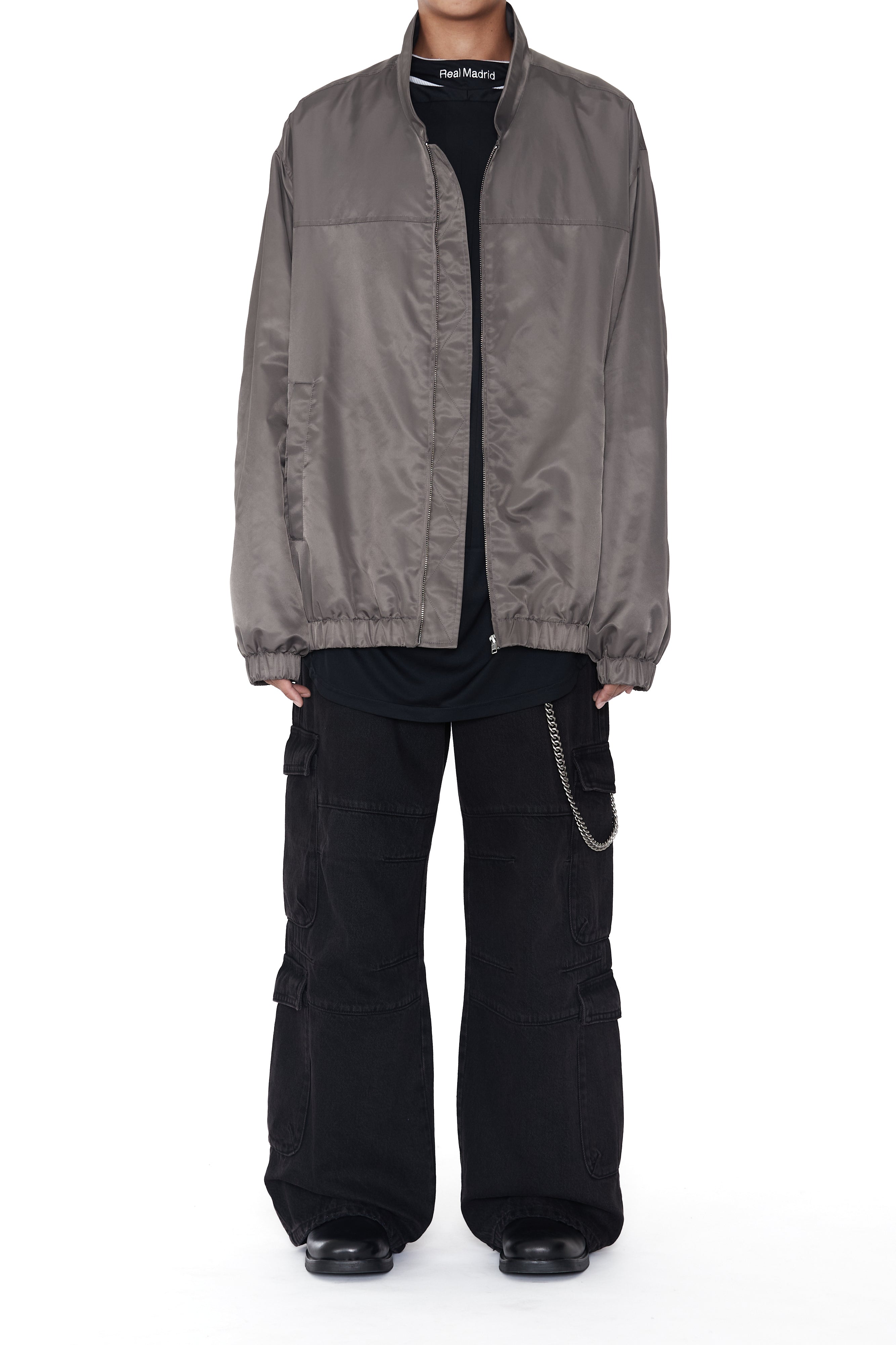 Load image into Gallery viewer, KHAKI ALL WEATHER OVERSIZED TEAM JACKET