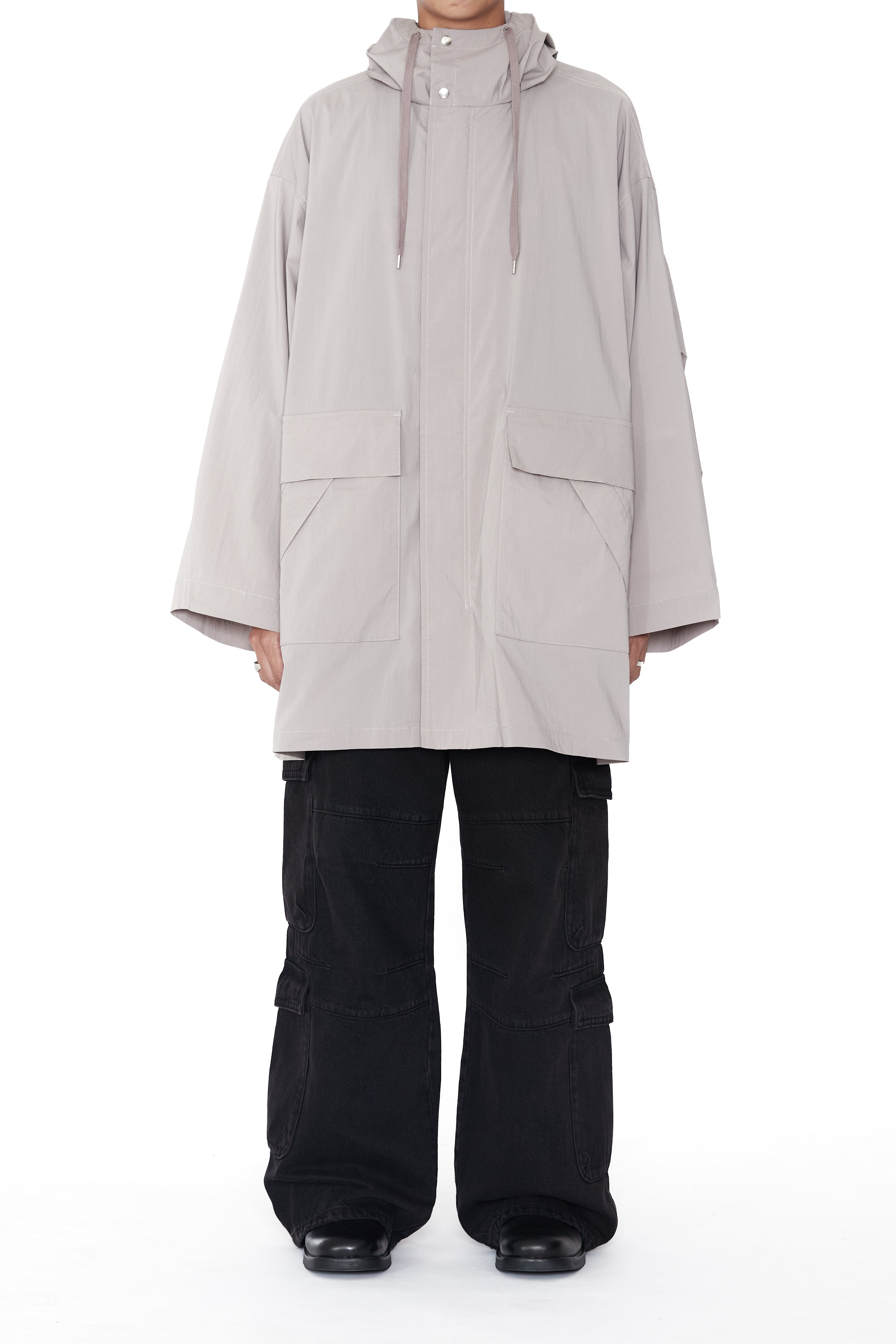 Load image into Gallery viewer, GREY DRY WEATHER NYLON M-51 PARKA