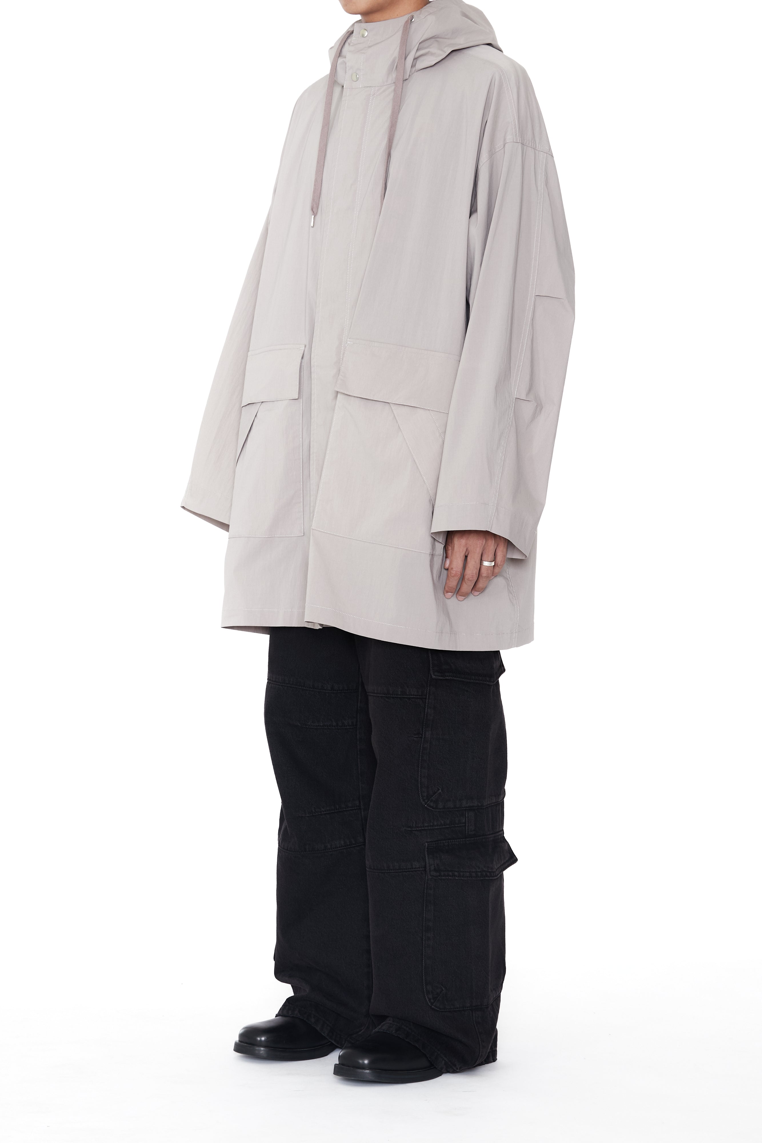 Load image into Gallery viewer, GREY DRY WEATHER NYLON M-51 PARKA
