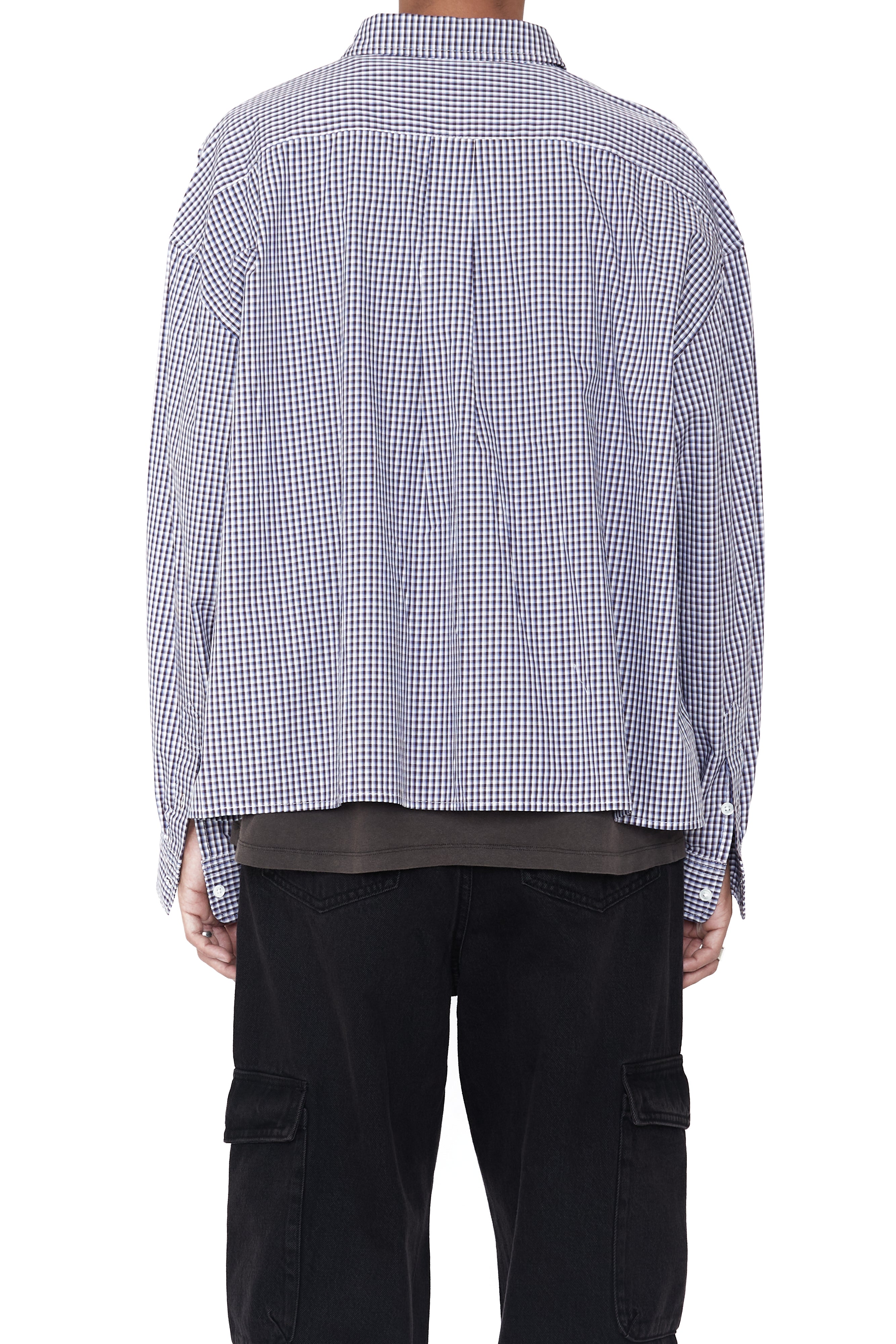 Load image into Gallery viewer, BLUE CHECK BOX SHIRT
