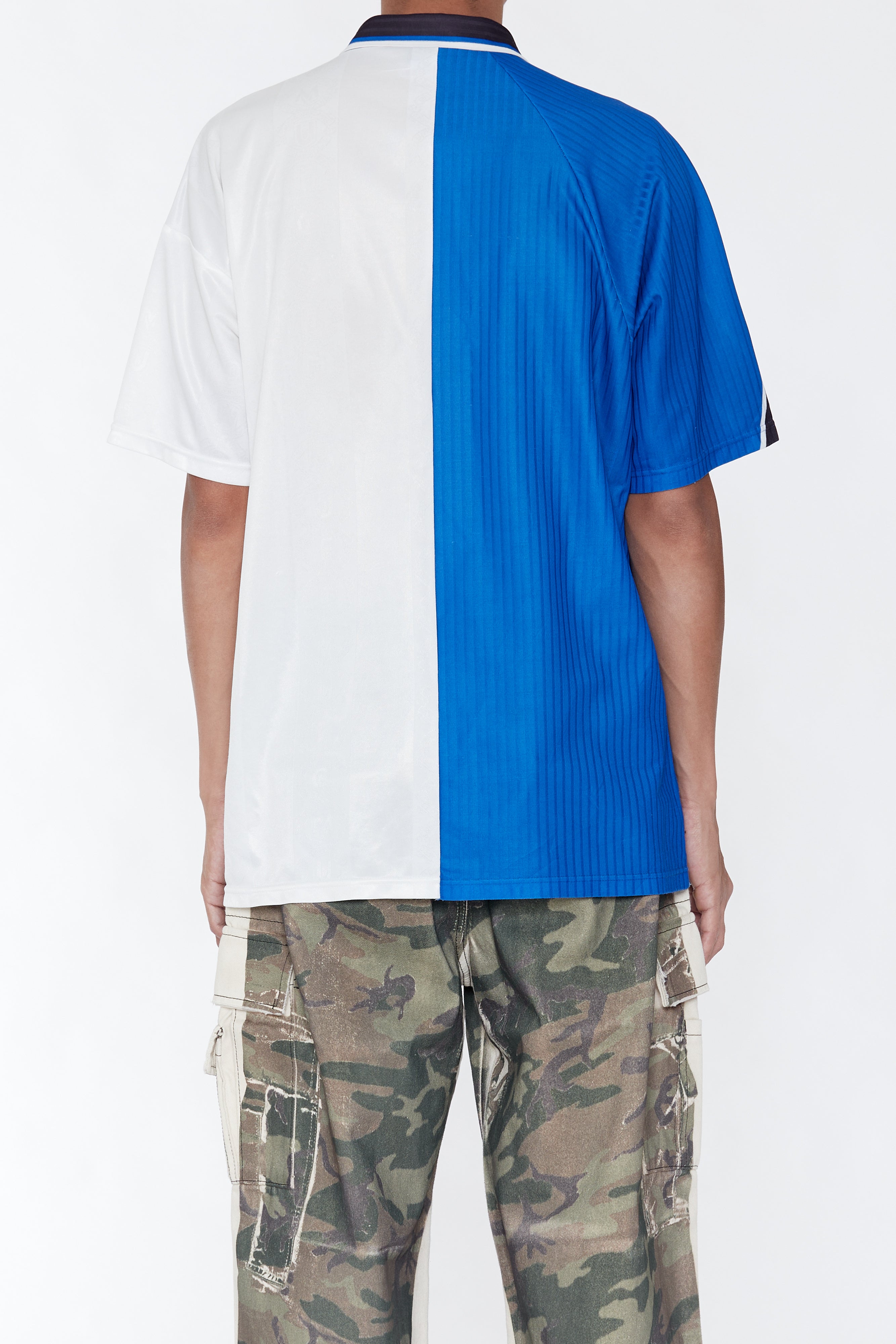 Load image into Gallery viewer, RECONSTRUCTED HYBRID VINTAGE SHORTSLEEVE FOOTBALL JERSEY (MANCHESTER UNITED B)