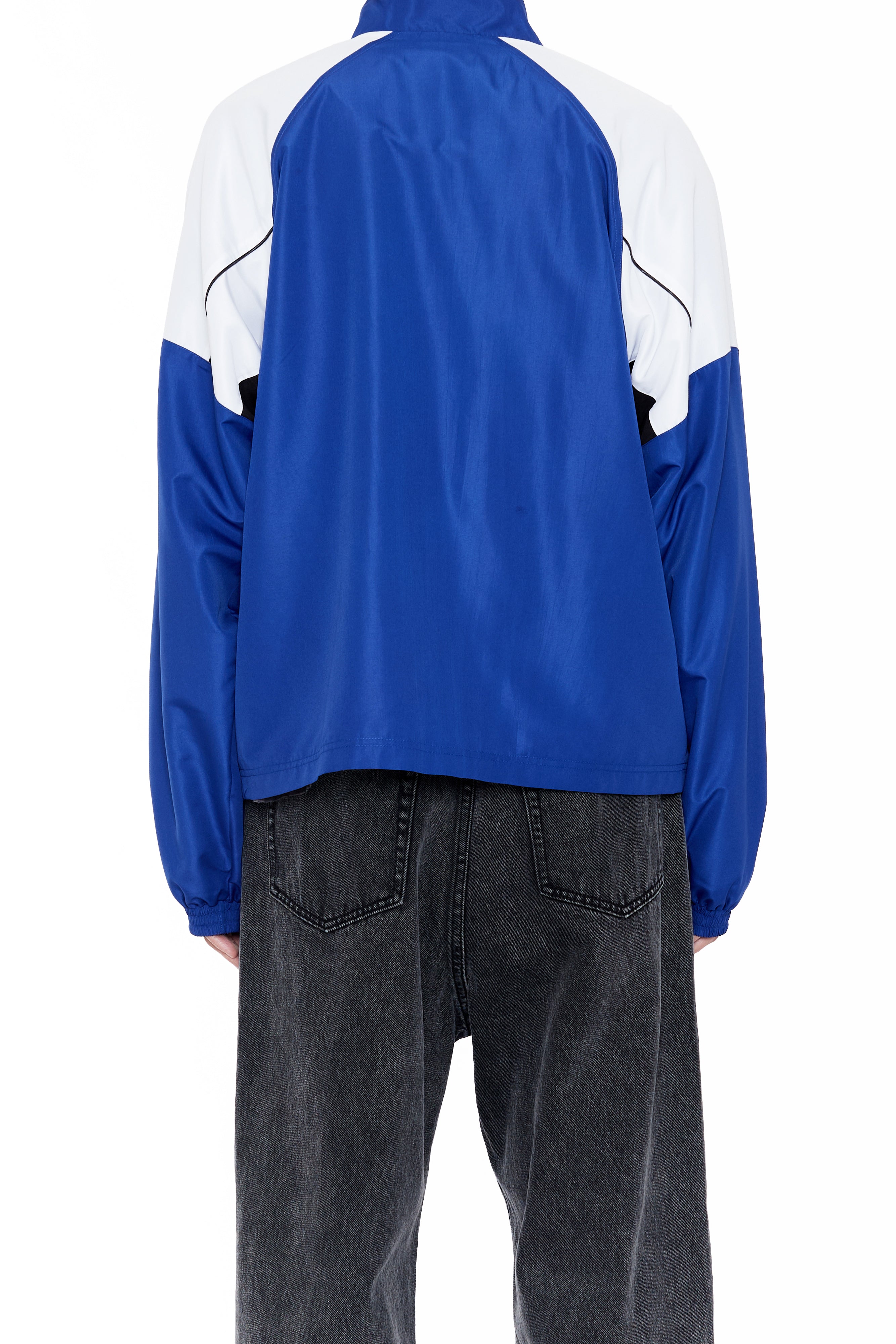 Load image into Gallery viewer, BLUE 90S SHRUNKEN TRACK JACKET