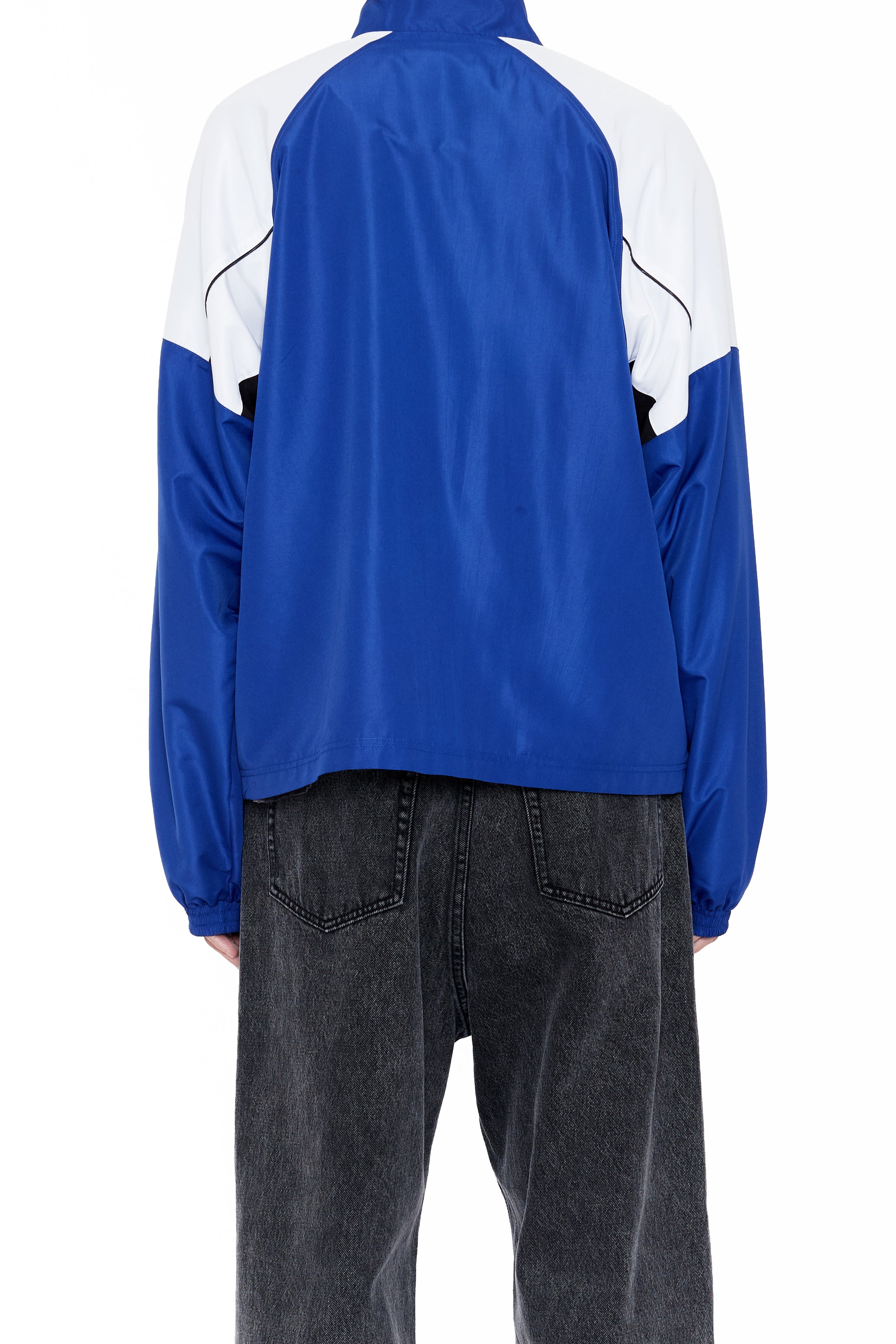BLUE 90S SHRUNKEN TRACK JACKET