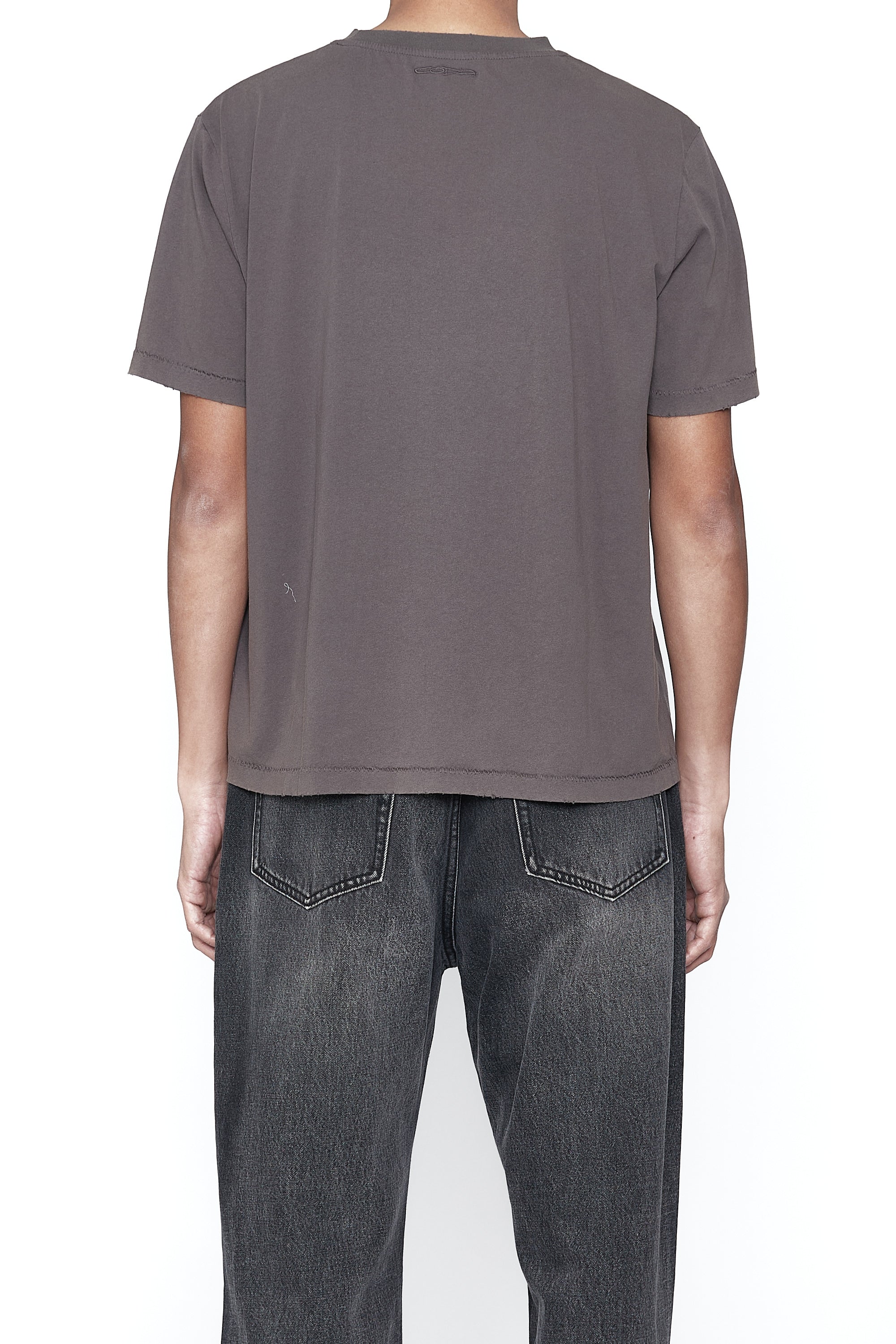 Load image into Gallery viewer, FADED GREY WASHED SS THRIFT CUT T-SHIRT