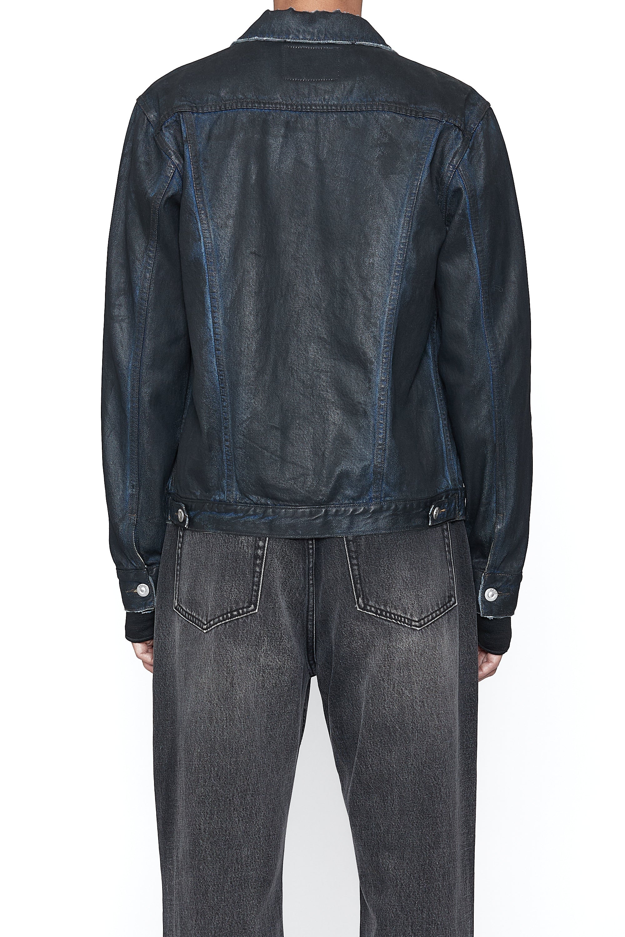 Load image into Gallery viewer, WAXED OFFSET DENIM REVERB JACKET