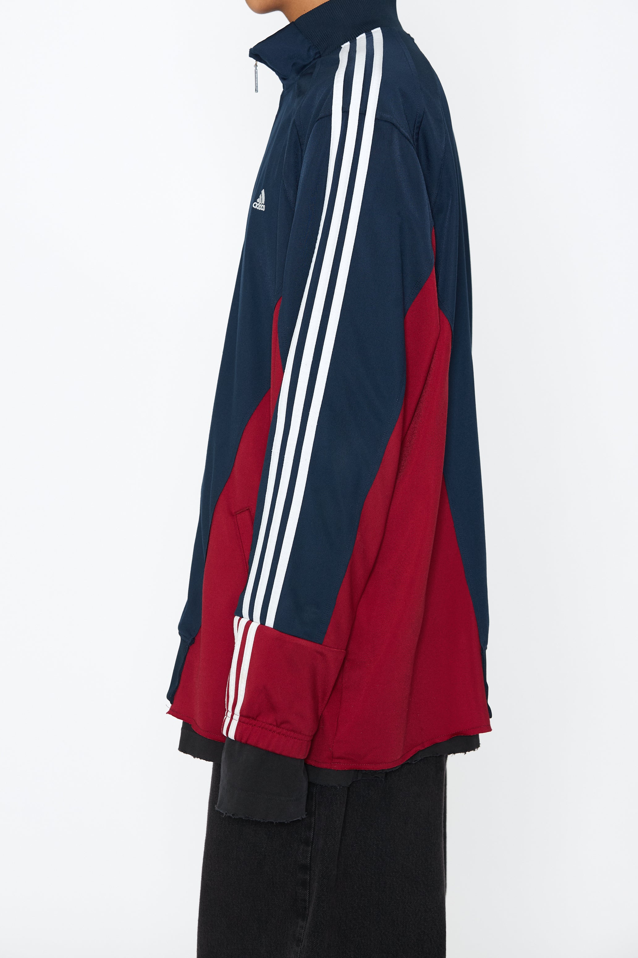 RECONSTRUCTED HYBRID VINTAGE TRACK JACKET