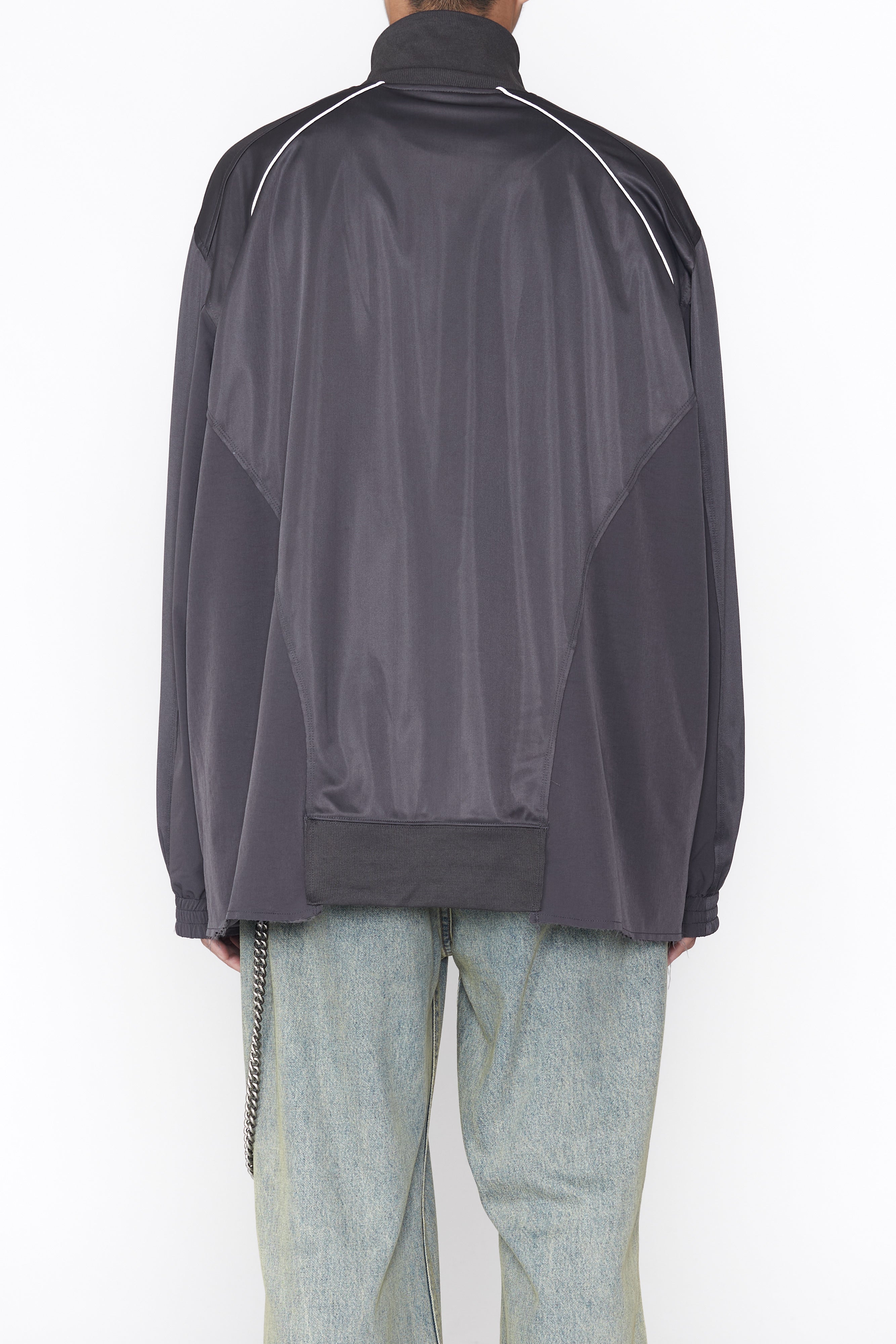 Load image into Gallery viewer, ASPHALT GREY RECONSTRUCTED HYBRID PRO SPORTS DEMOLISHED JACKET
