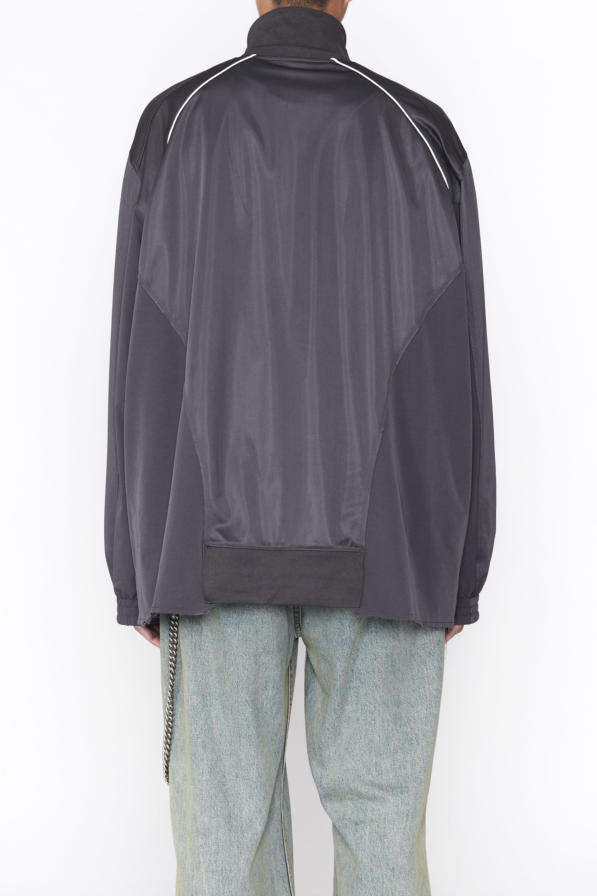 ASPHALT GREY RECONSTRUCTED HYBRID PRO SPORTS DEMOLISHED JACKET