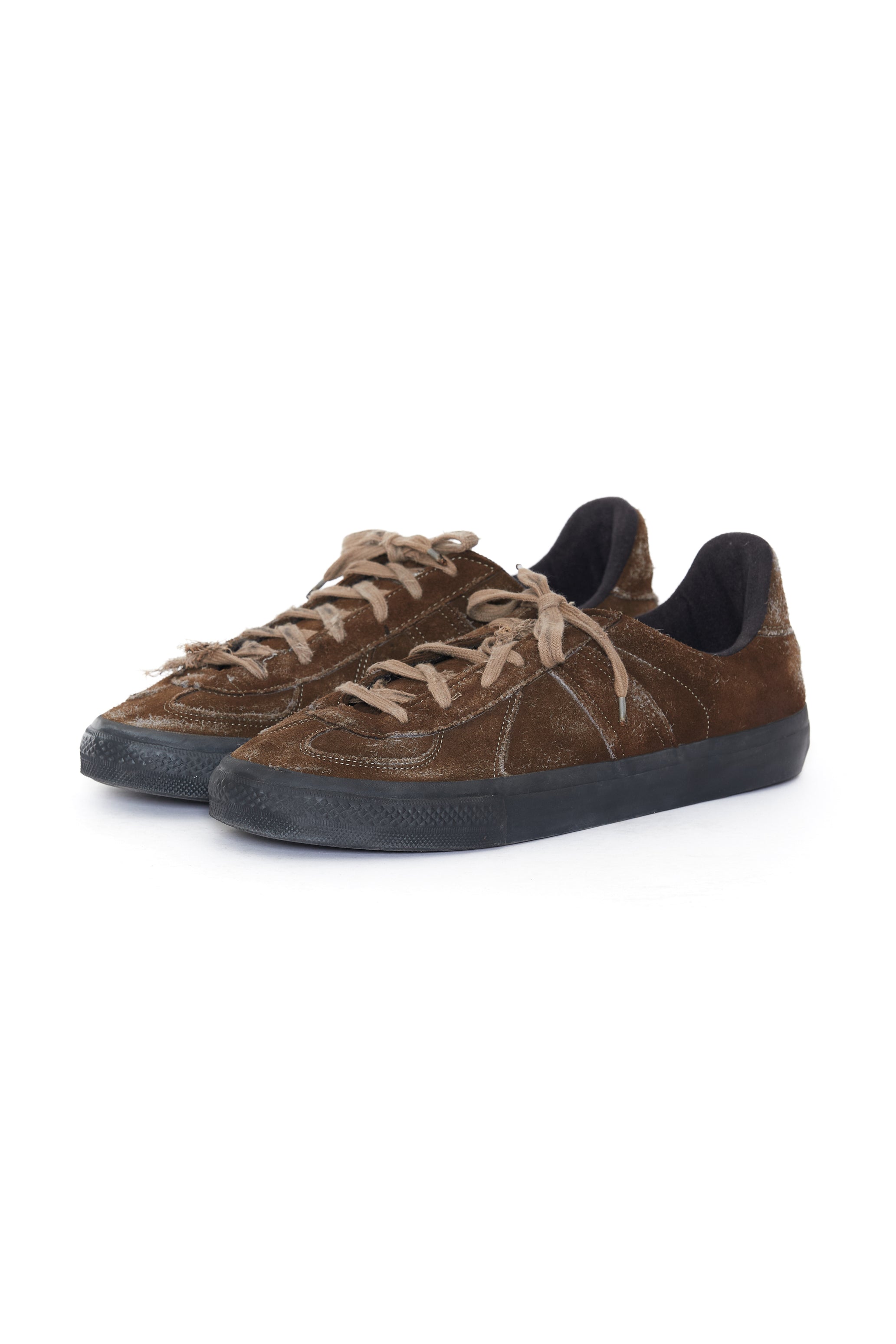 CODA X LUDDITE REPRODUCTION OF FOUND AGING DISTRESSED HYBRID SKATE TRAINER