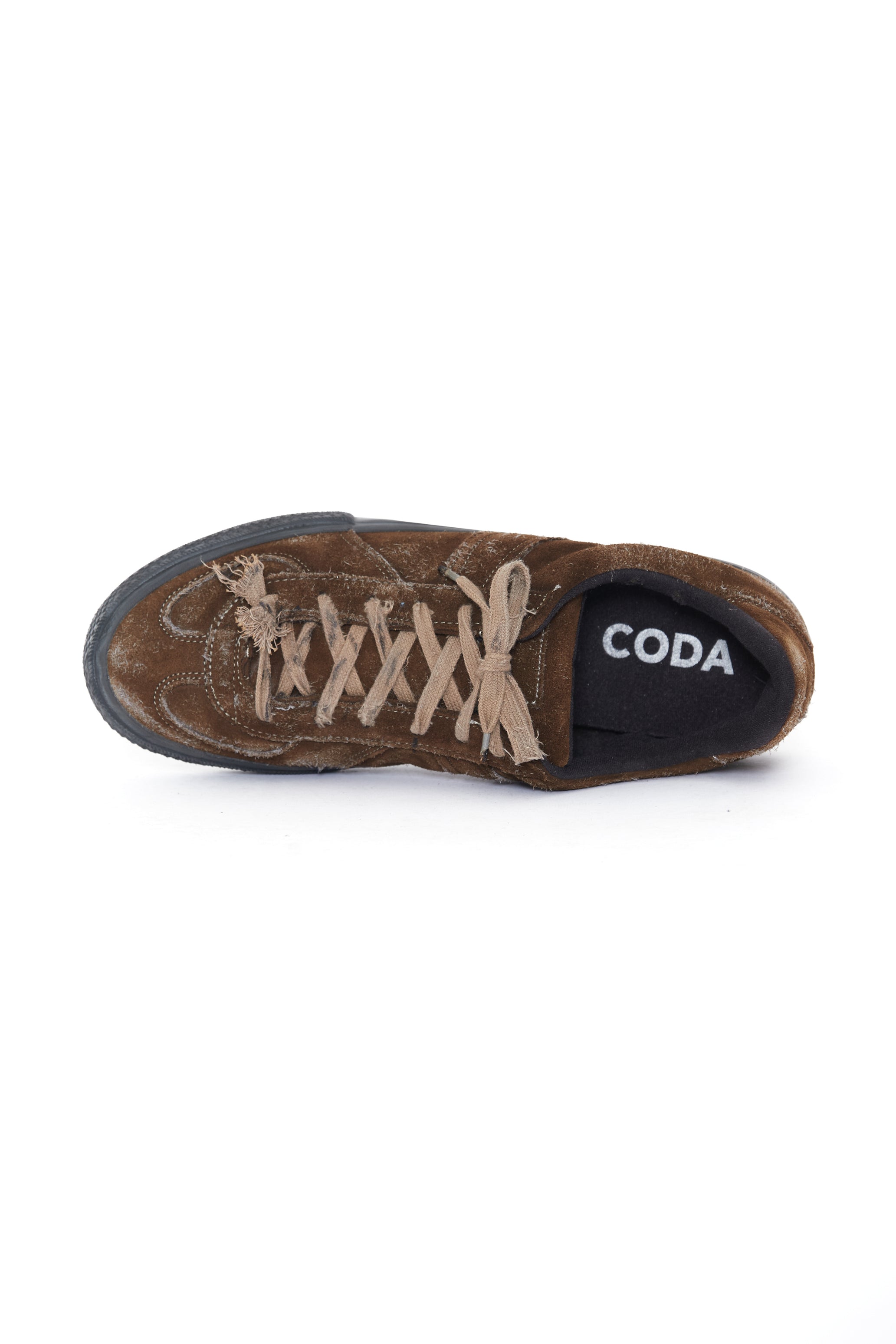 CODA X LUDDITE REPRODUCTION OF FOUND AGING DISTRESSED HYBRID SKATE TRAINER