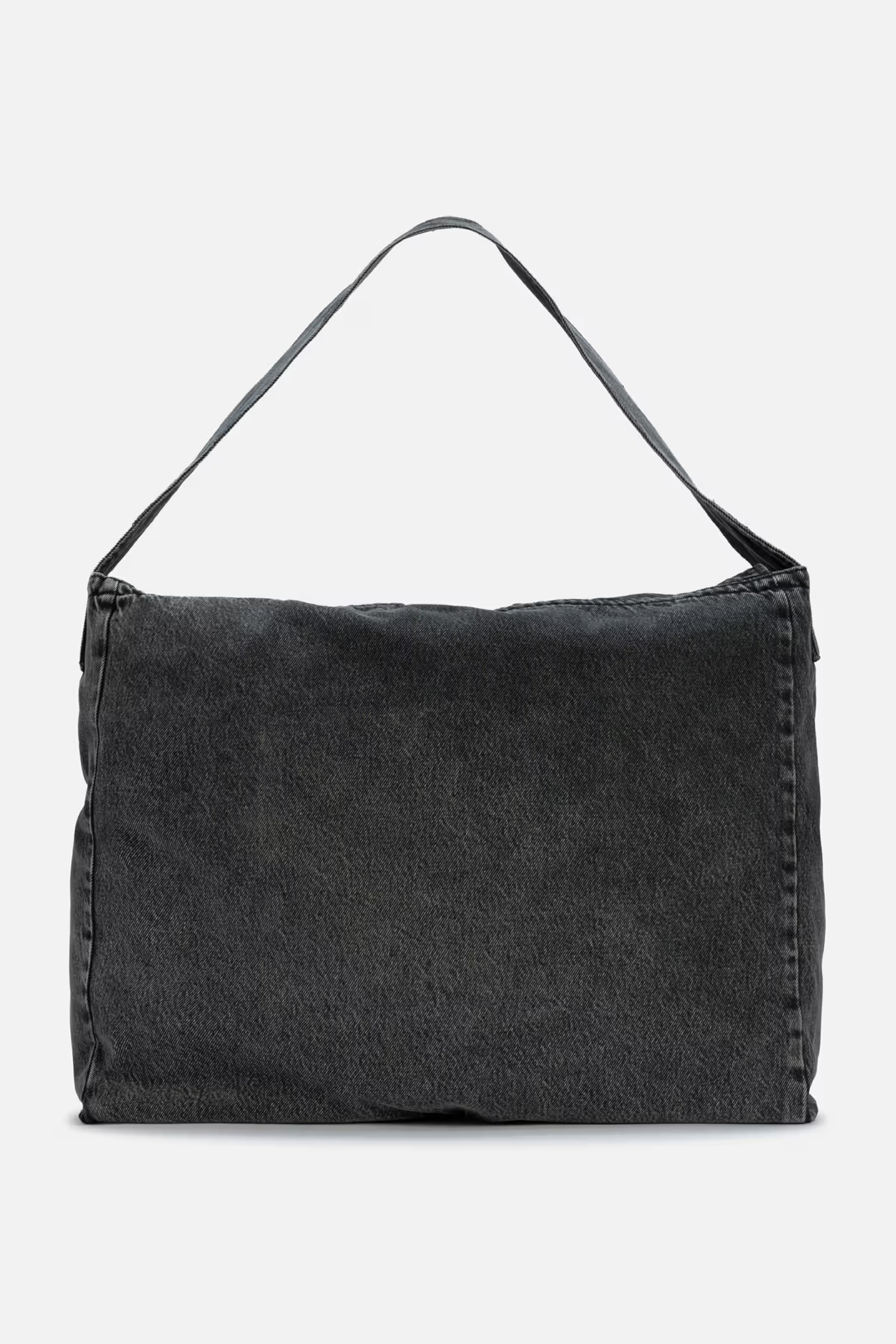 Load image into Gallery viewer, BLACK ACID WASH DENIM CROSS BODY BAG