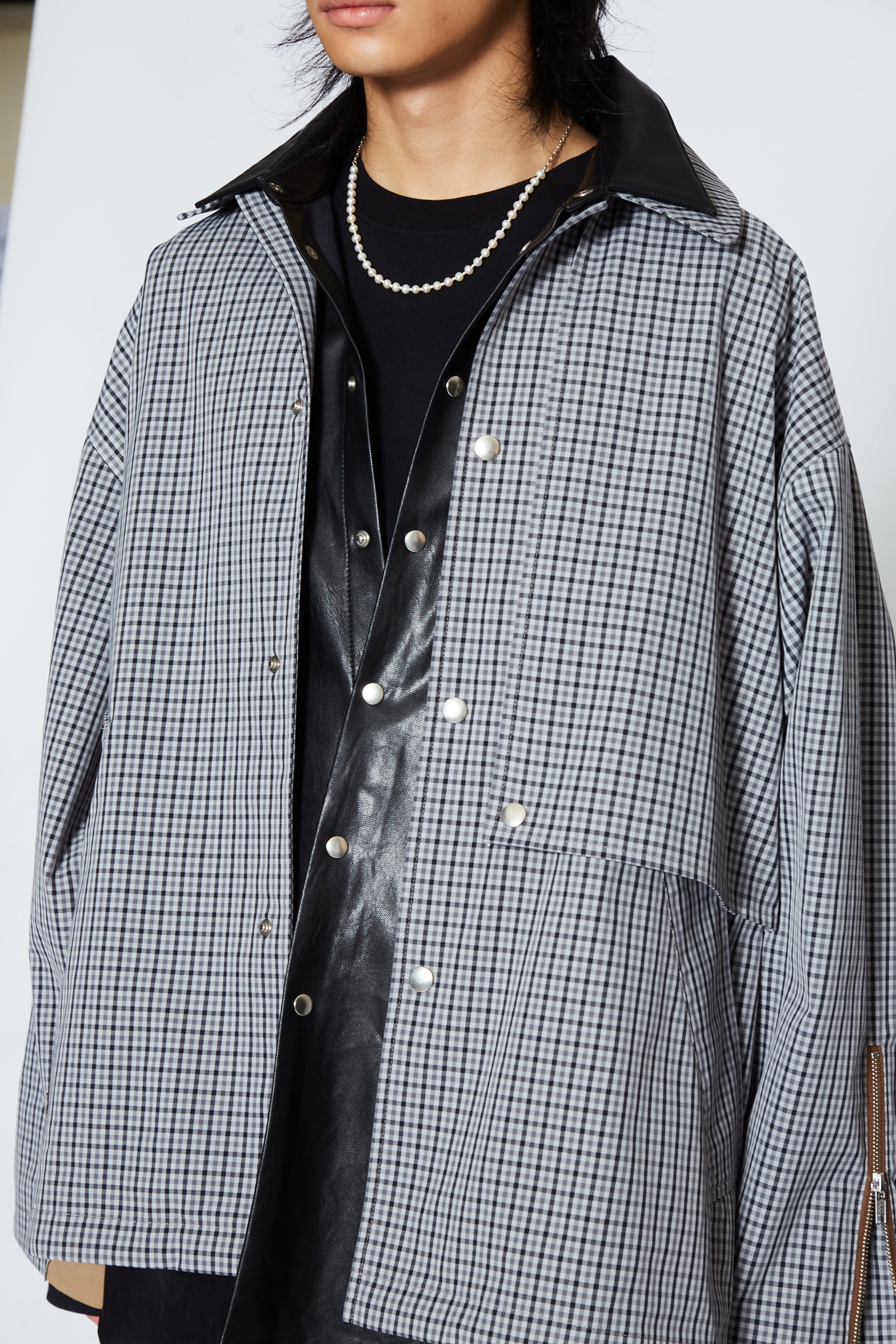 GREY CHECK BELLCORE JACKET
