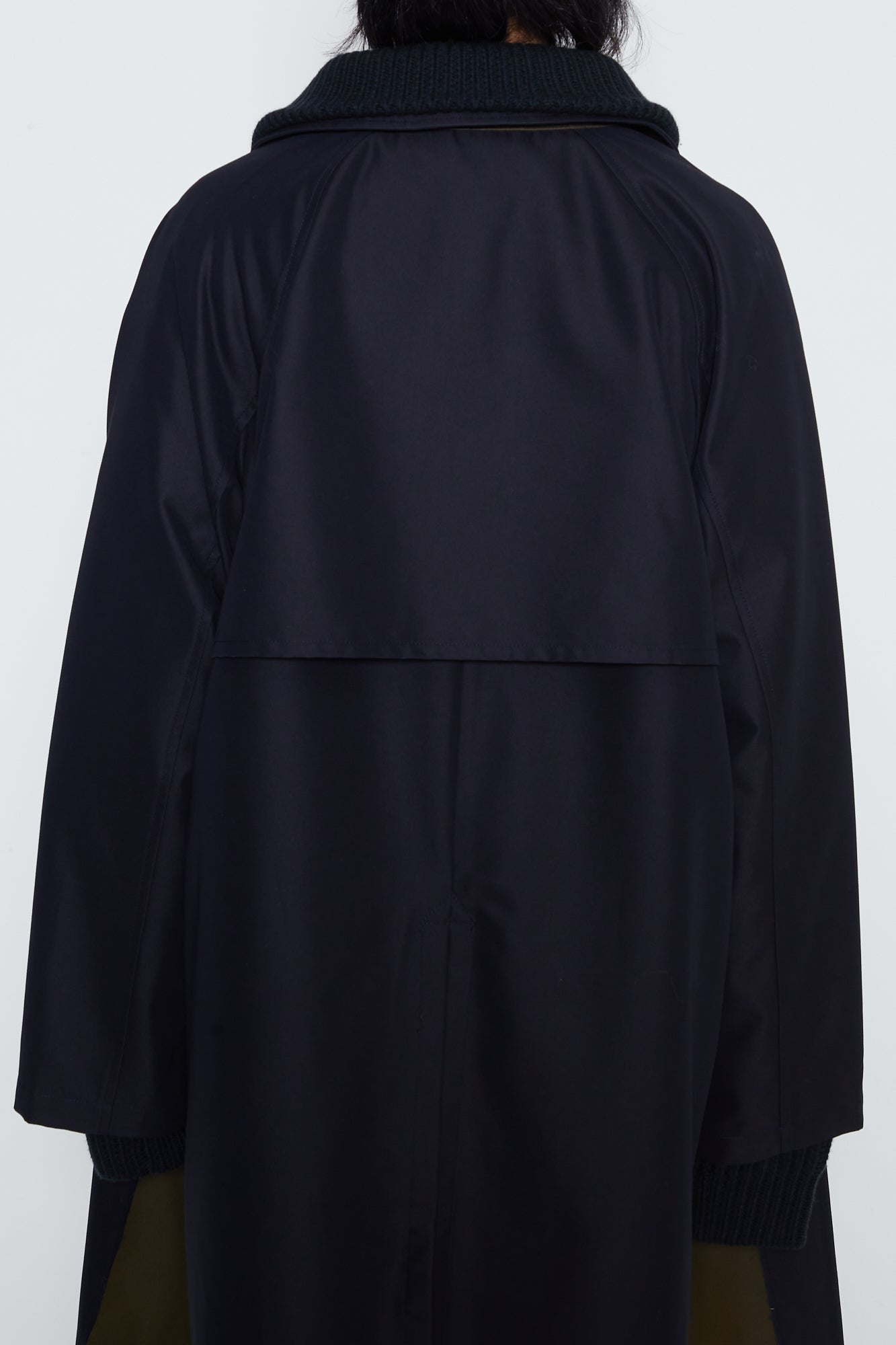 DARK NAVY NACELLE TRENCH COAT