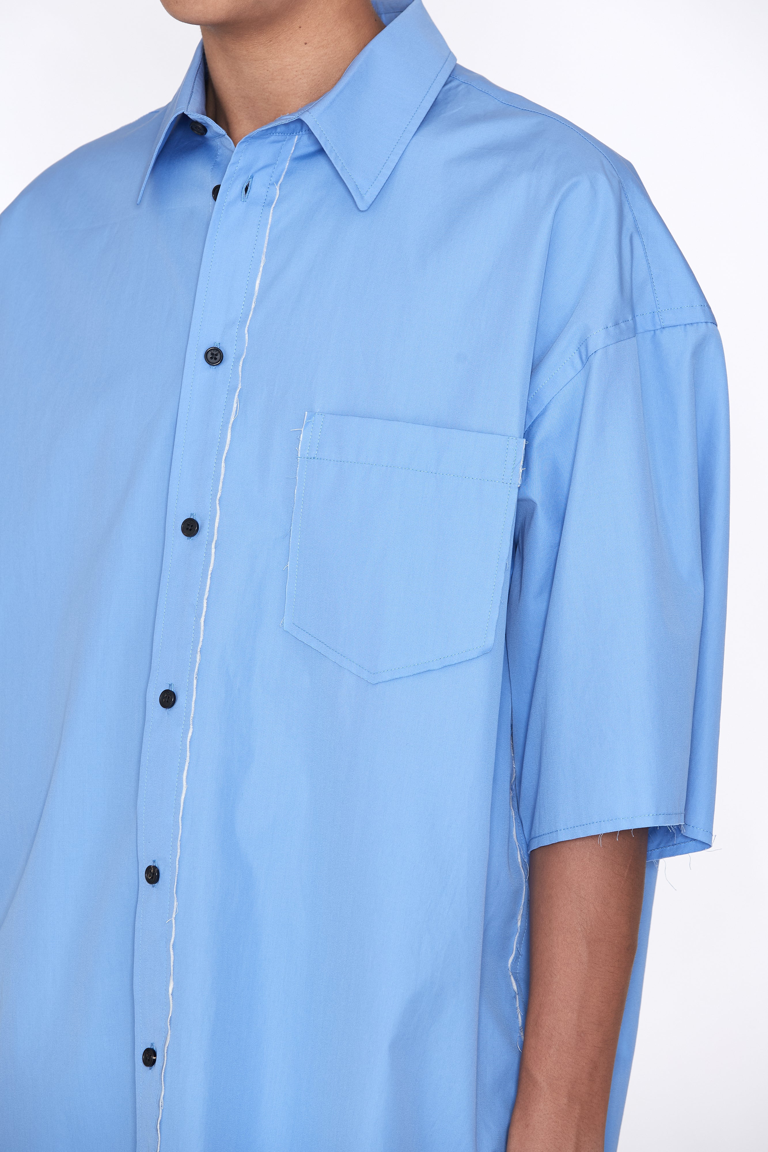 Load image into Gallery viewer, BLUE THOMAS MASON POPLIN DEVIATION SHIRT
