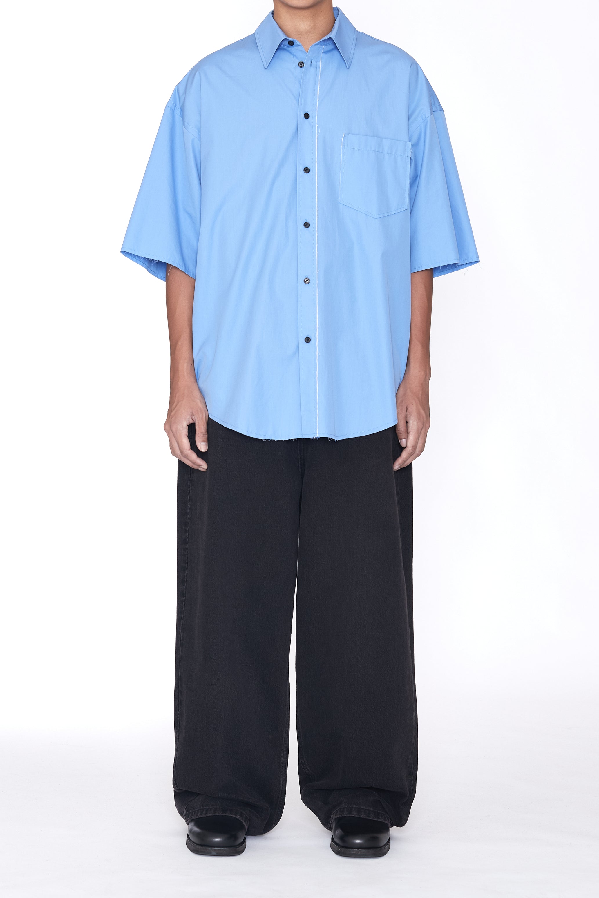 BLUE THOMAS MASON POPLIN DEVIATION SHIRT