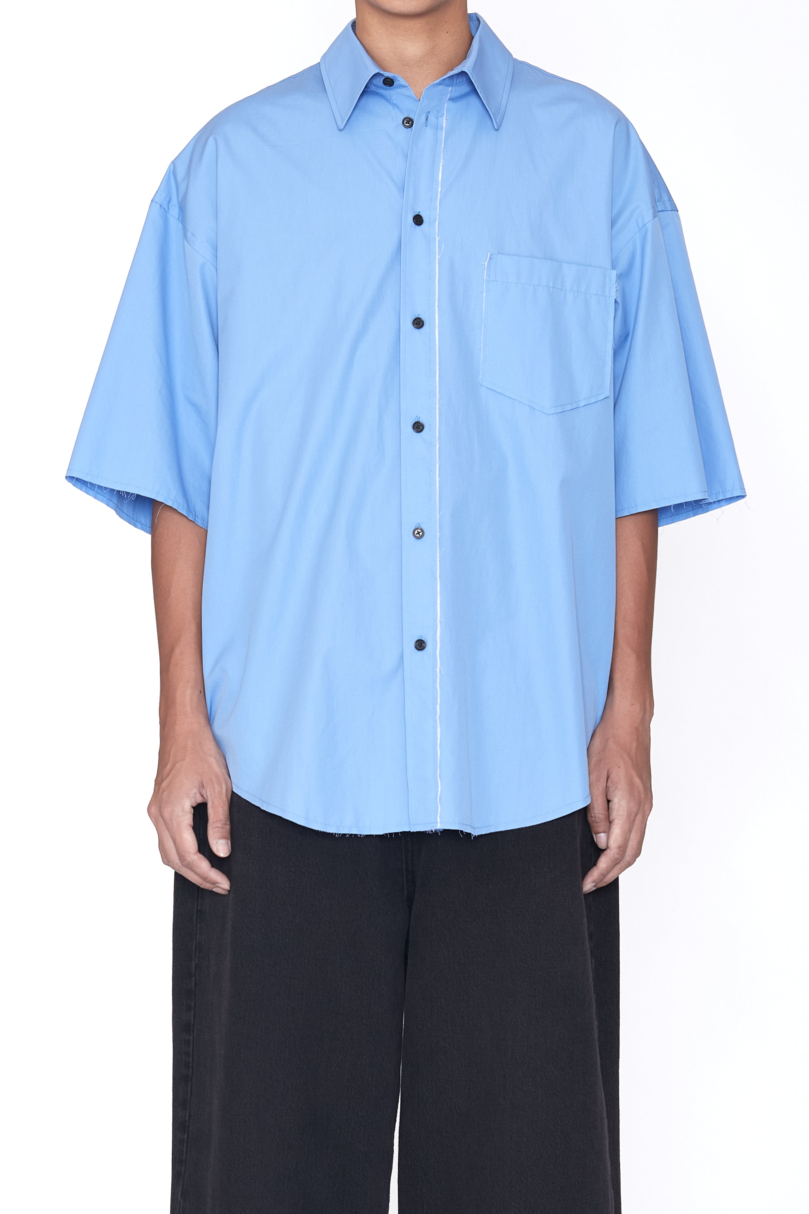 Load image into Gallery viewer, BLUE THOMAS MASON POPLIN DEVIATION SHIRT
