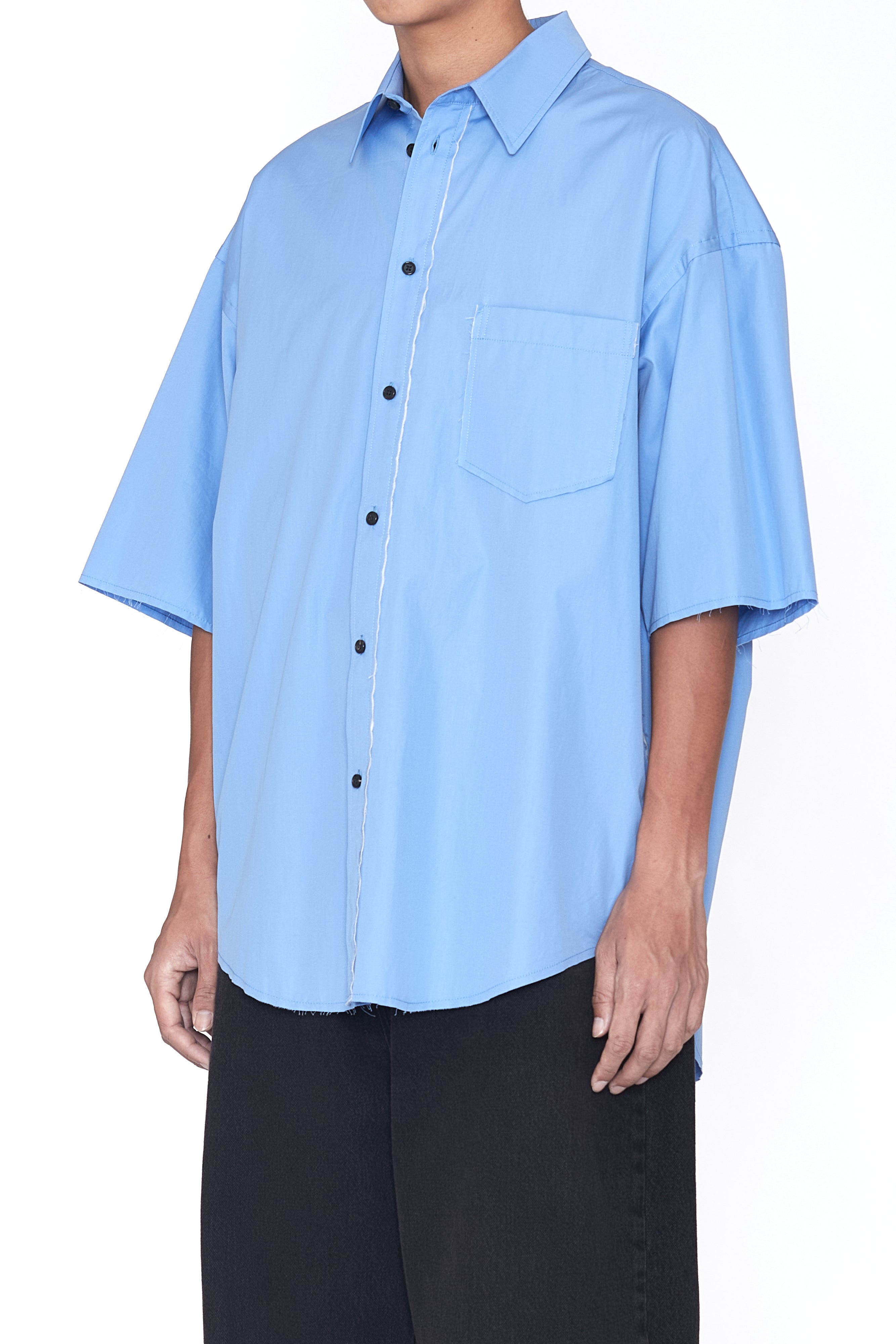 Load image into Gallery viewer, BLUE THOMAS MASON POPLIN DEVIATION SHIRT
