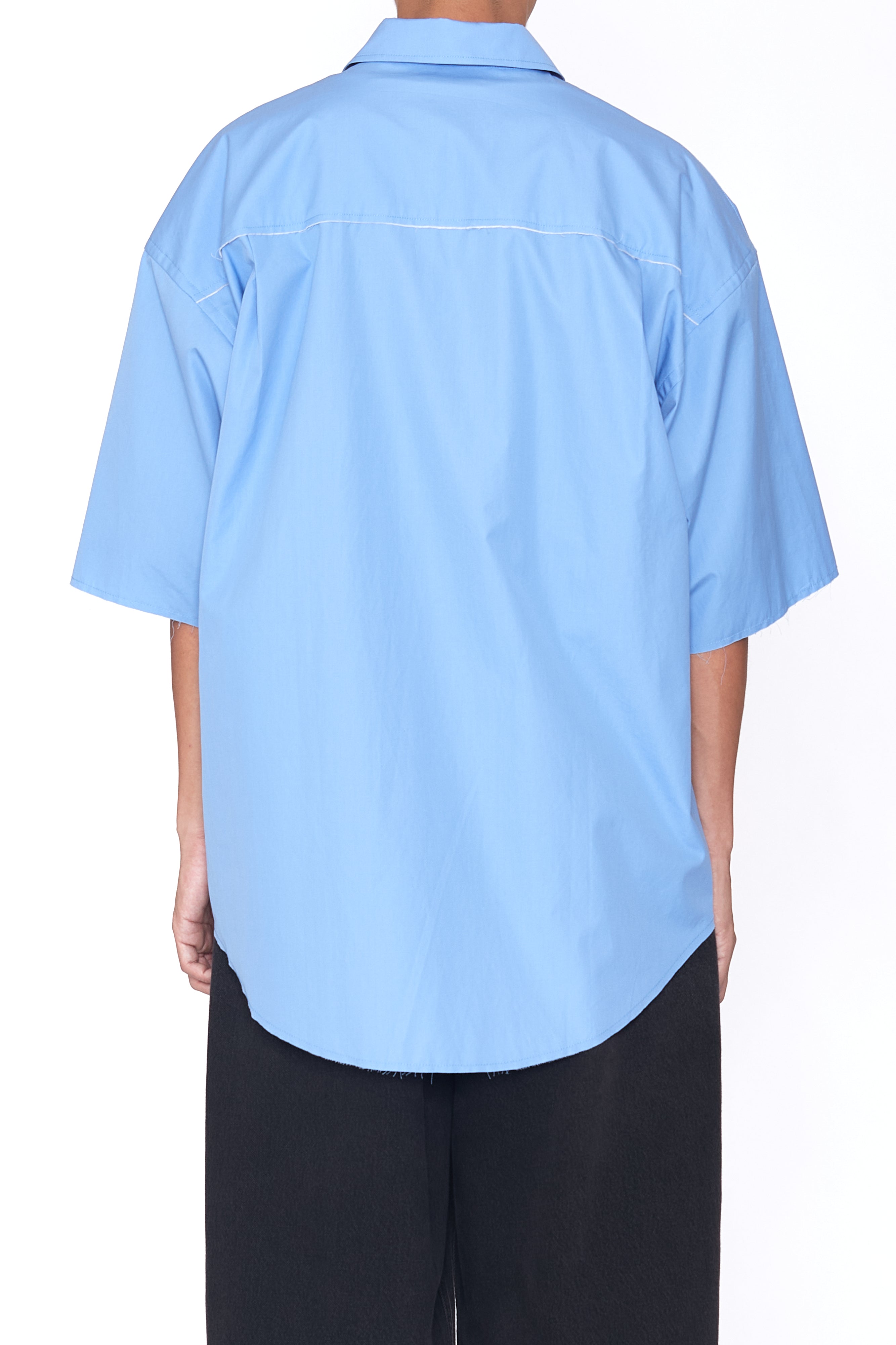 Load image into Gallery viewer, BLUE THOMAS MASON POPLIN DEVIATION SHIRT
