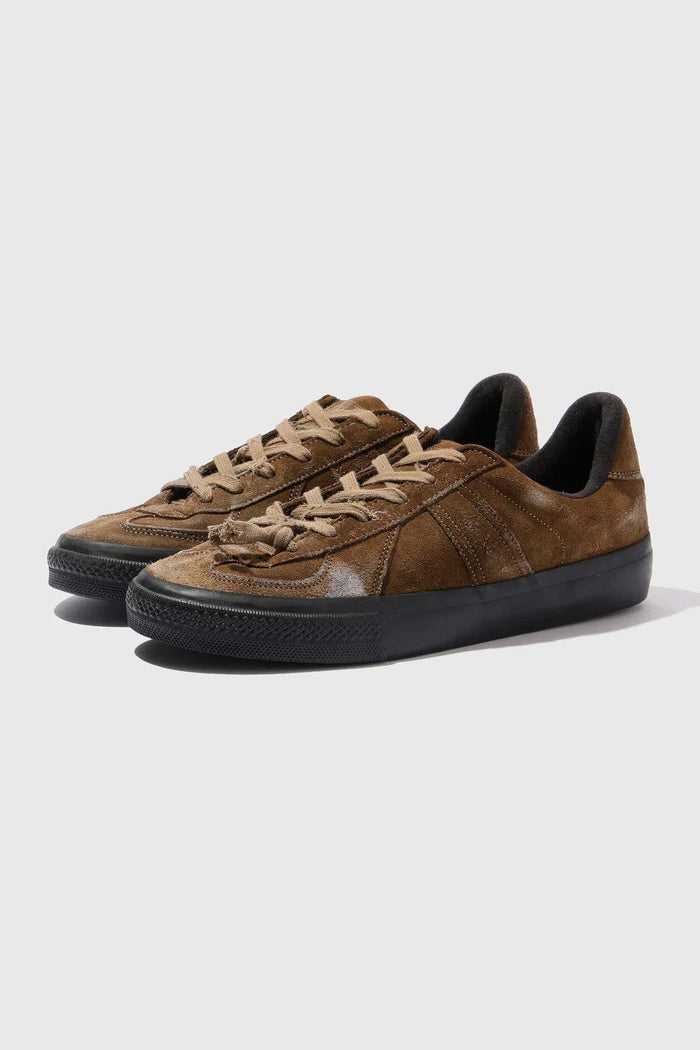 CODA X LUDDITE REPRODUCTION OF FOUND AGING DISTRESSED HYBRID SKATE TRAINER