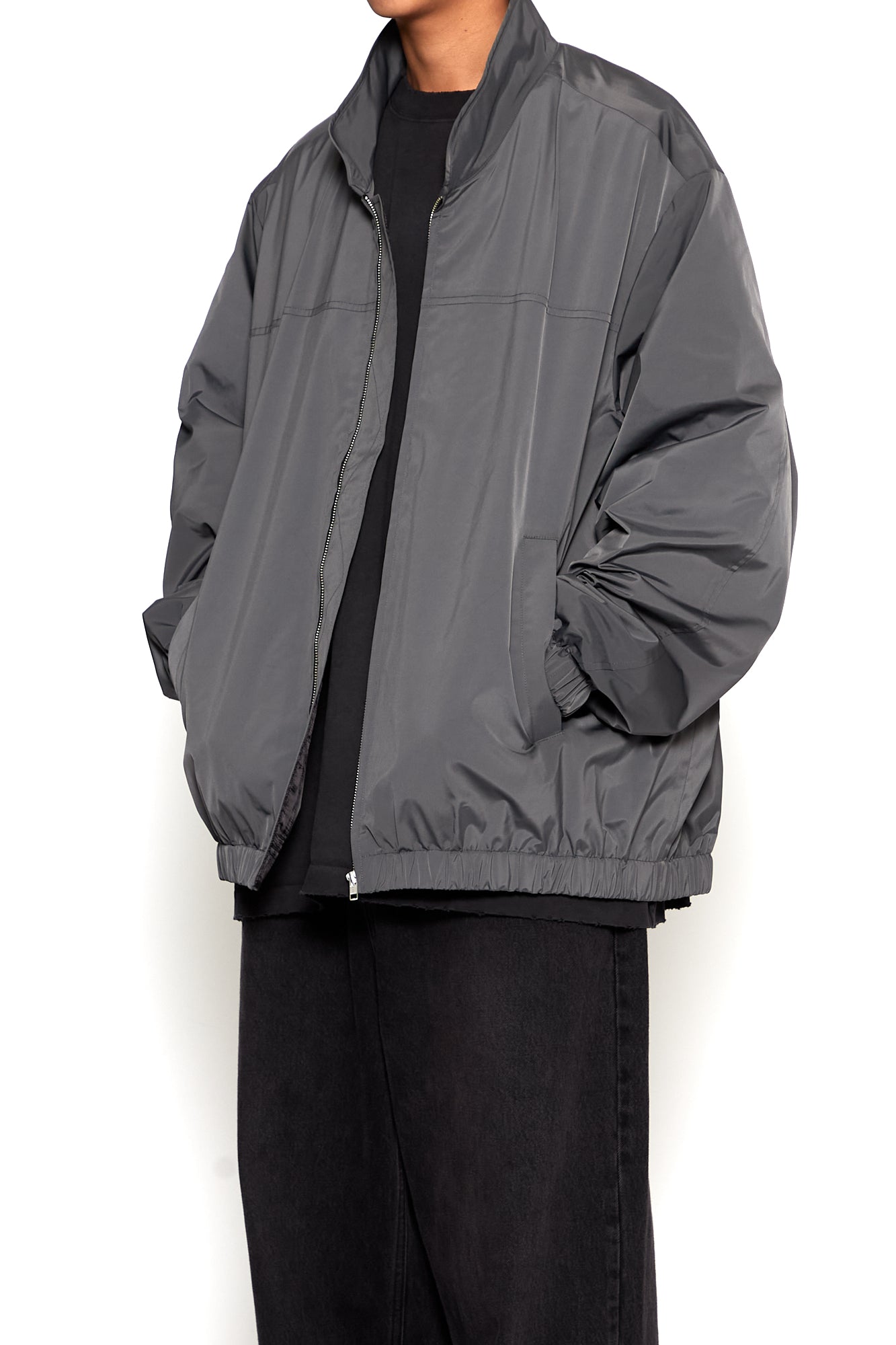 Load image into Gallery viewer, ZINC GREY ALL WEATHER OVERSIZED TEAM JACKET
