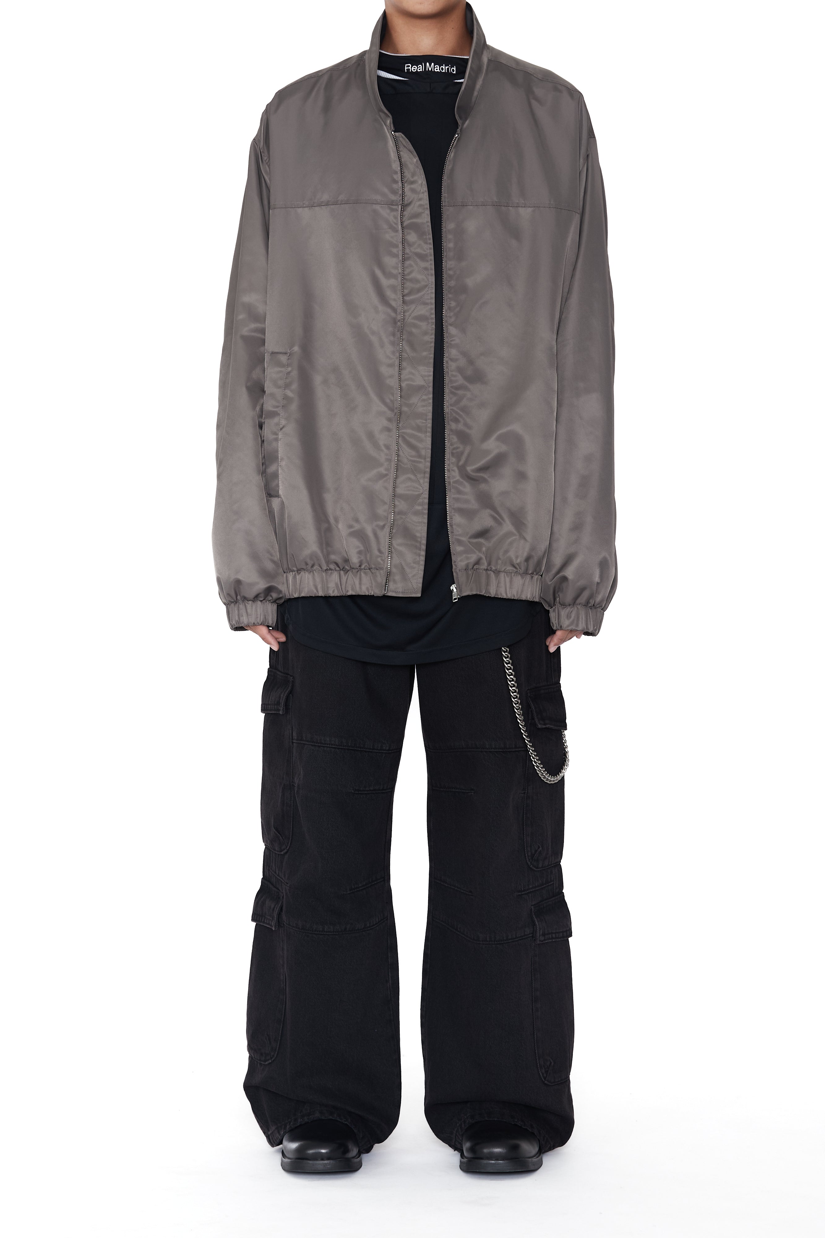 Load image into Gallery viewer, KHAKI ALL WEATHER OVERSIZED TEAM JACKET
