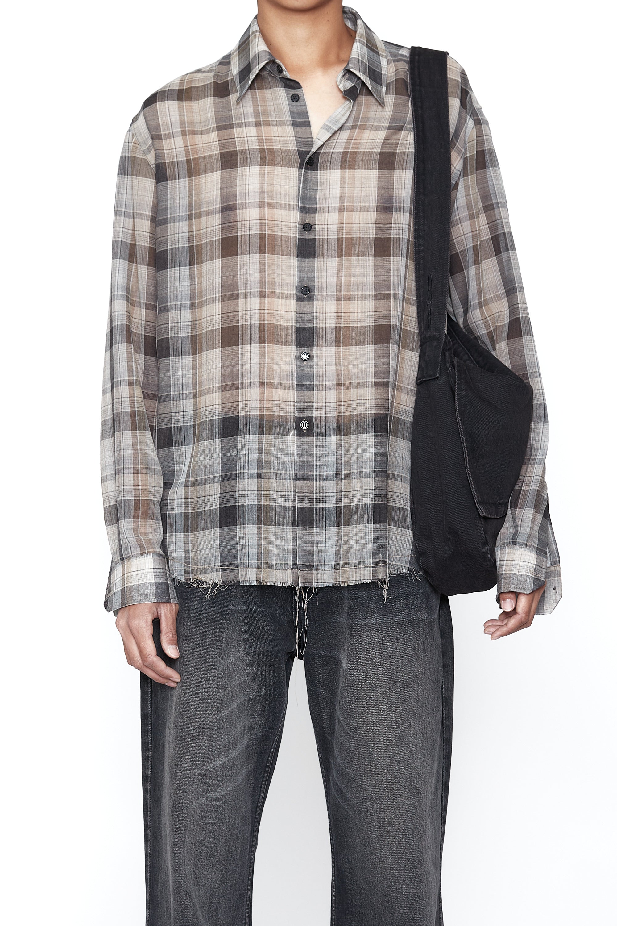 Load image into Gallery viewer, BLACK ACID WASHED DENIM CADENCE BAG

