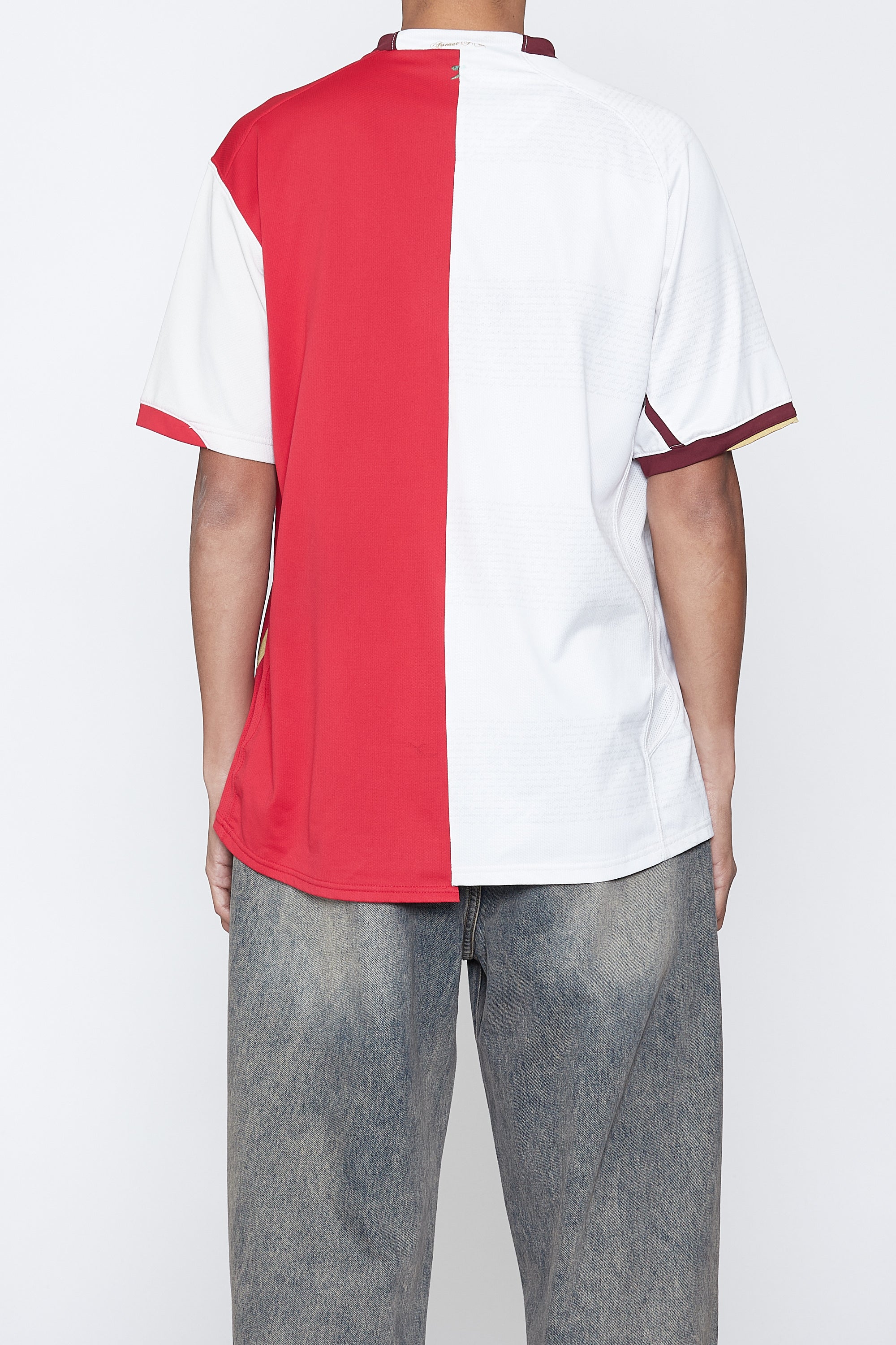 RECONSTRUCTED HYBRID VINTAGE SHORTSLEEVE FOOTBALL JERSEY (ARSENAL C)