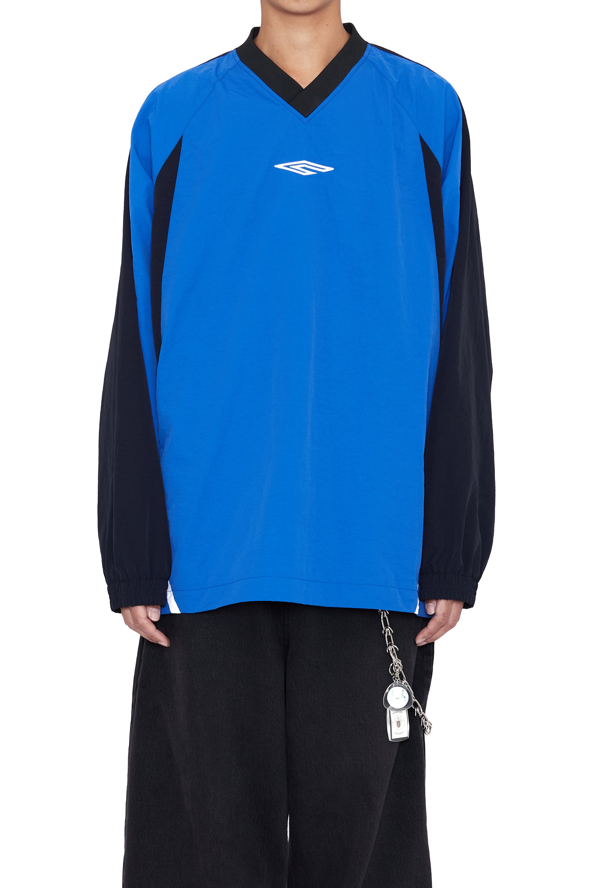 BLUE NYLON ALL WEATHER PRO SPORTS PULLOVER