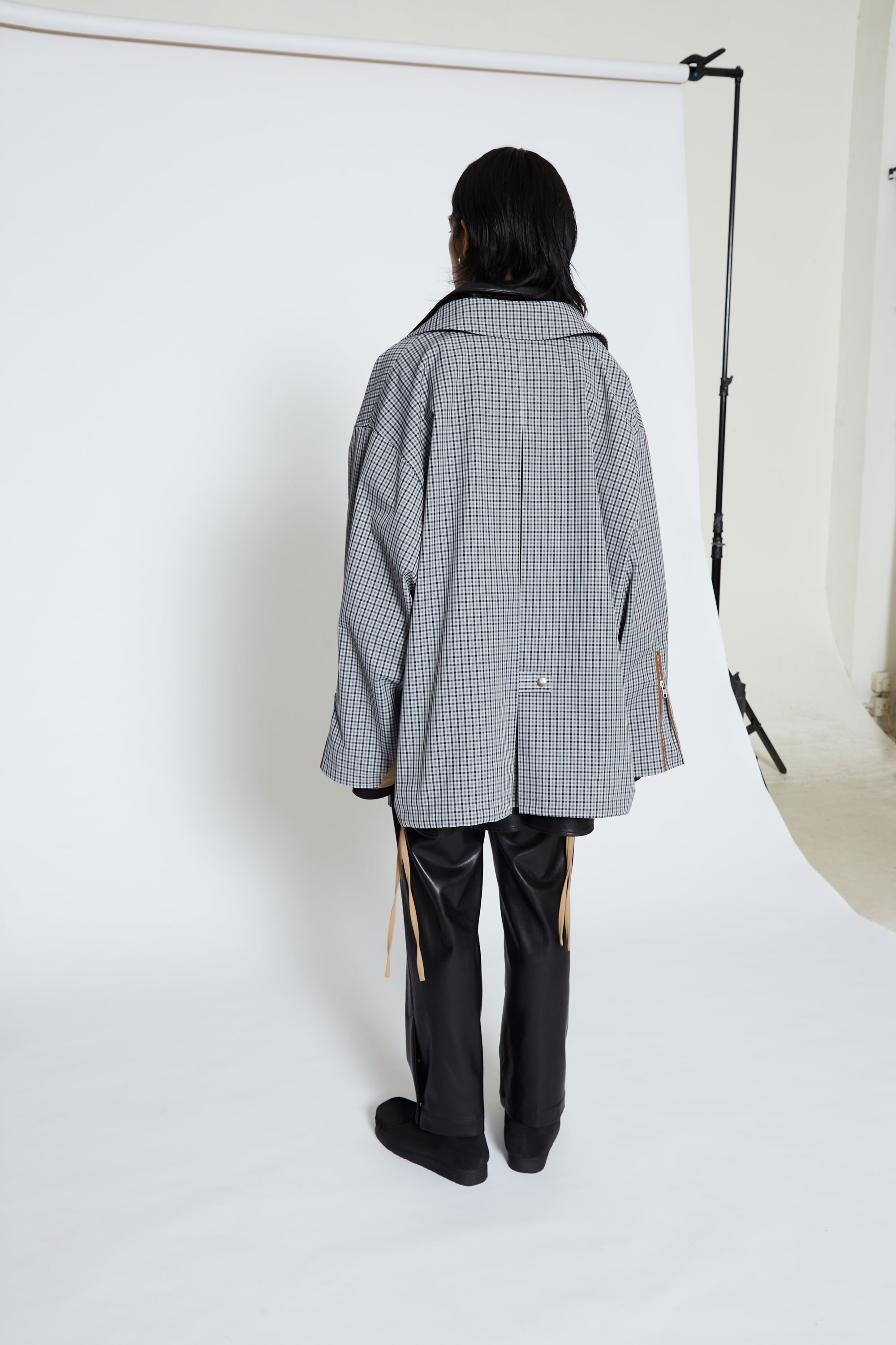 GREY CHECK BELLCORE JACKET